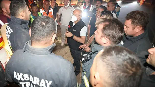 Aksaray'da orman yangını