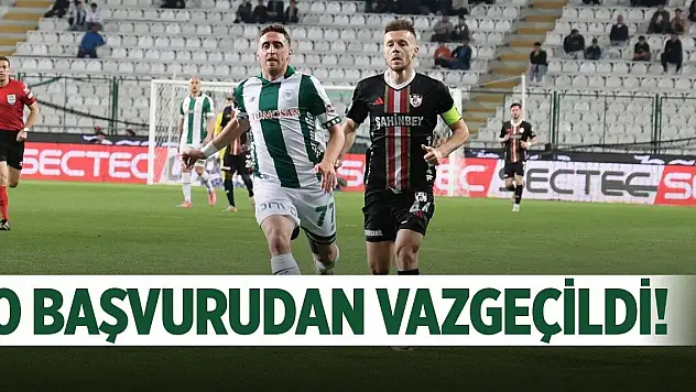 Konyaspor o konuda başvurudan vazgeçti!