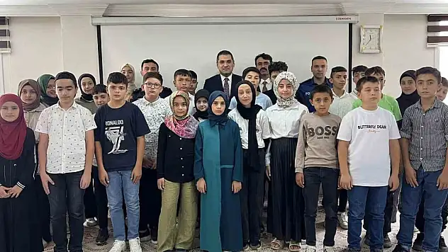 Bozkır'da öğrenciler yarıştı