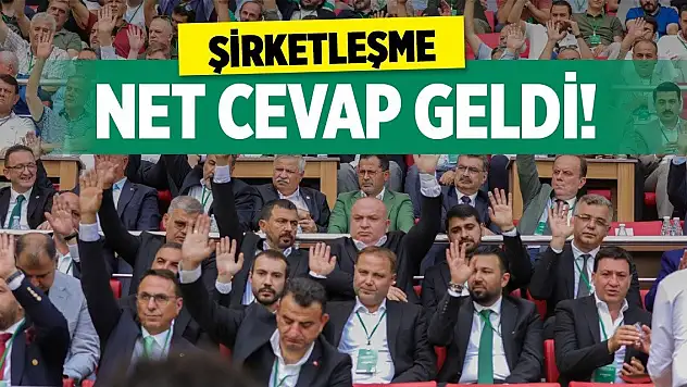 Konyaspor şirketleşmeyle ilgili kararını verdi!
