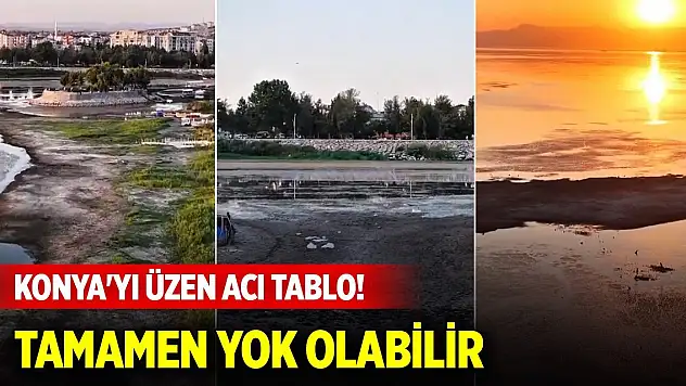 Konya'yı üzen acı tablo! Tamamen yok olabilir