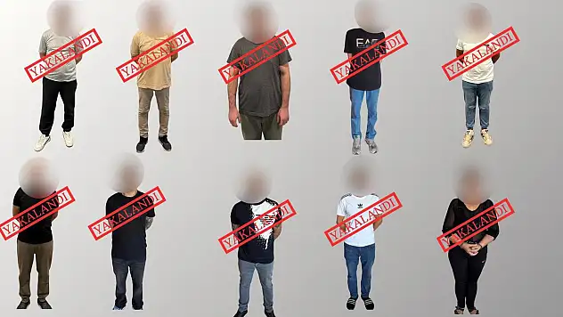 Kırmızı bültenle aranan 6, ulusal seviyede aranan 4 suçlu yakalanarak, Türkiye'ye getirildi
