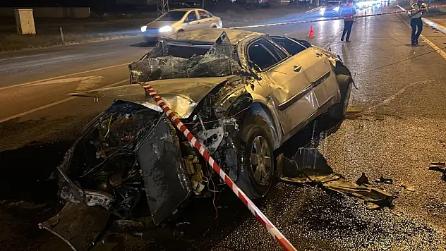 Otomobil takla attı: 1 ölü, 1 yaralı