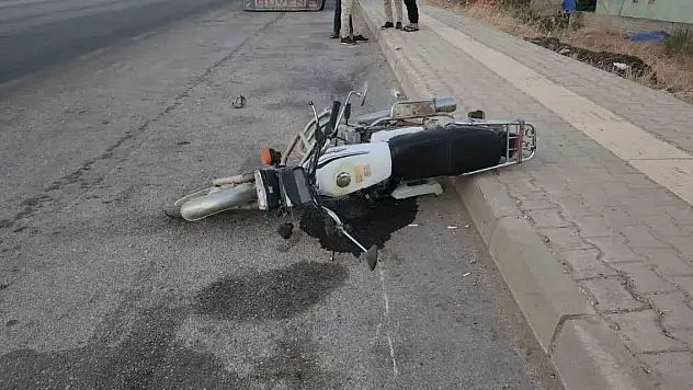 Kazada motosikletin sürücüsü öldü