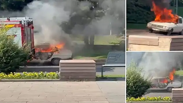 TBMM önünde 'Beyaz Toros' yakan şahıs tutuklandı