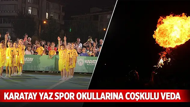 Karatay Yaz Spor Okullarına coşkulu veda