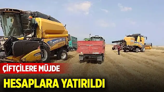 Tarımsal destek kalemleri bugün yatırıldı