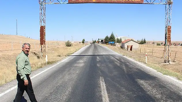 Konya'nın ilçesinde yol yapımı mennuniyetle karşılandı