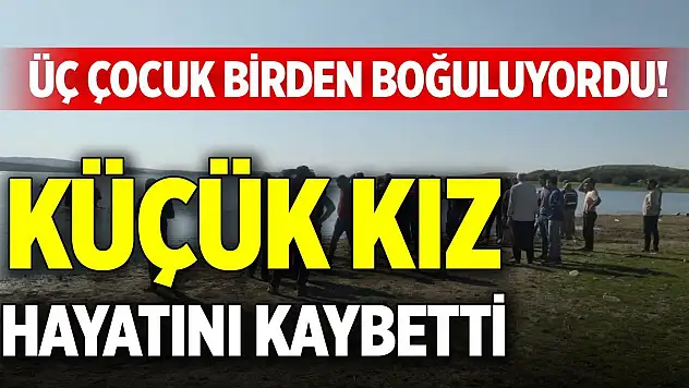 Üç çocuk birden boğuluyordu! Küçük kız hayatını kaybetti