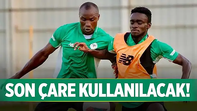 Konyaspor zorunlu çözümü uygulanacak!