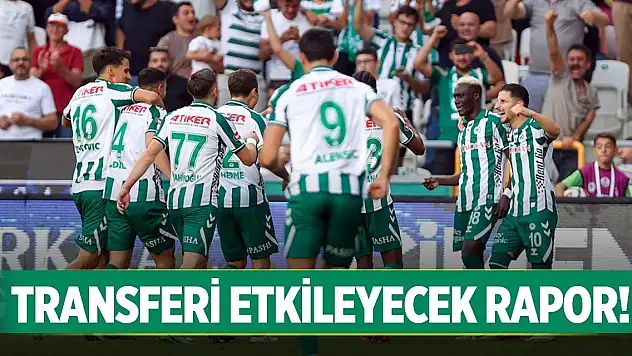 Konyaspor o rapora göre hareket edecek!
