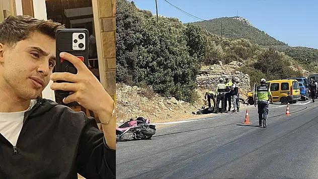 Genç motosiklet sürücüsü öldü