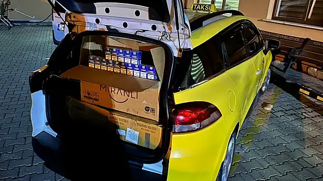 Konya'da kaçak sigara operasyonu: 2 gözaltı