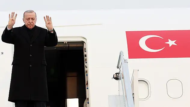 Cumhurbaşkanı Erdoğan, Çin'e gitti