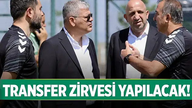 Konyaspor'da transfer zirvesi yapılacak!