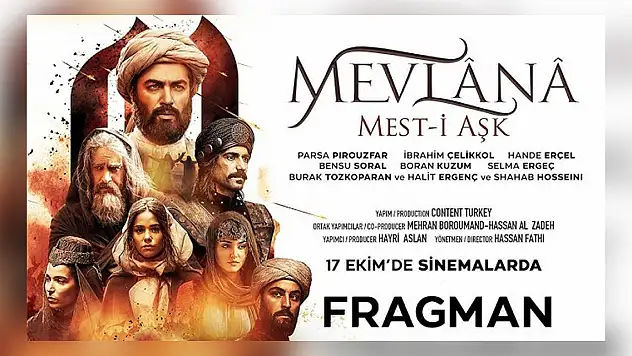 'Mevlana Mest-i Aşk' filmi 17 Ekim'de vizyona girecek