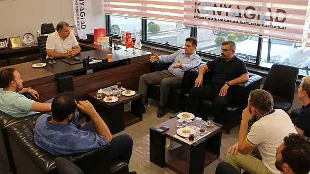 Karayazılı'dan TÜGİKKONYAGİAD'a ziyaret