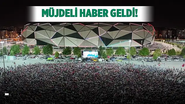 Özel... Binlerce Konyalı tek yürek maçı izleyecek!