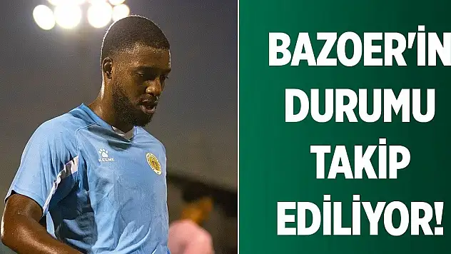 Konyasporlu Bazoer maçı tamamlayamadı!