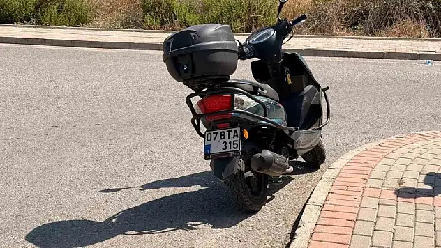 Motosikletten düşen sürücü yaralandı