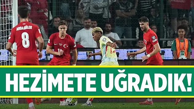 Türkiye- İspanya, Hezimete uğradık!