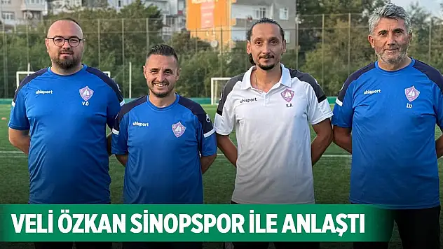 Veli Özkan Sinopspor ile anlaştı
