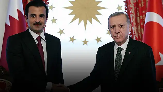 Cumhurbaşkanı Erdoğan, Katar Emiri Al Sani ile görüştü