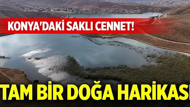 Konya'daki saklı cennet! Tam bir doğa harikası