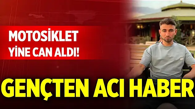 Motosiklet yine can aldı! Gençten acı haber