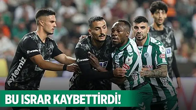 Konyaspor'da yenilginin faturası çıkartıldı!