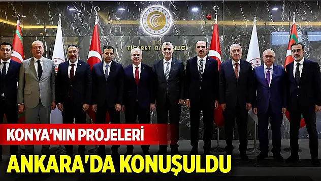 Konya'nın projeleri Ankara'da konuşuldu
