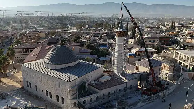 Hatay-Konya kardeşliğinin nişanesi olacak... Habib-i Neccar Camii'nde sona gelindi