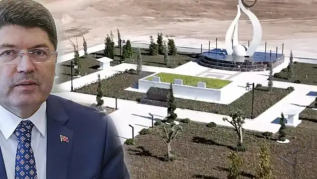 Bakan Tunç: 'Demokrasi şehitlerimizin İmralı'daki kabirlerini Vefa Anıtı'na dönüştürdük'