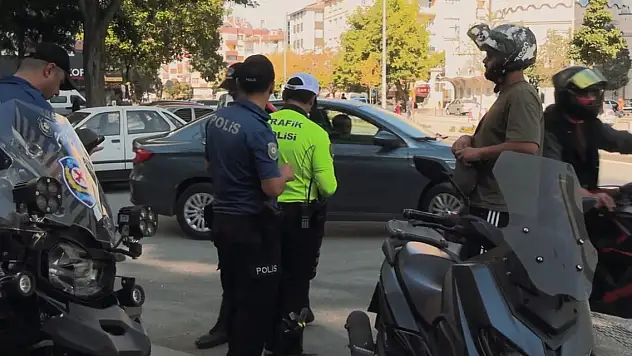 Konya'da geniş çaplı motosiklet uygulaması