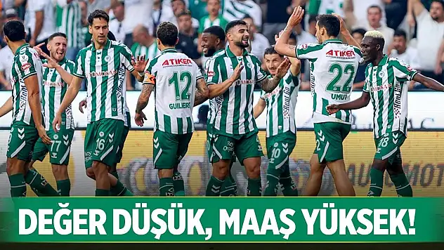 Konyaspor'un verdiği maaş şaşırttı!