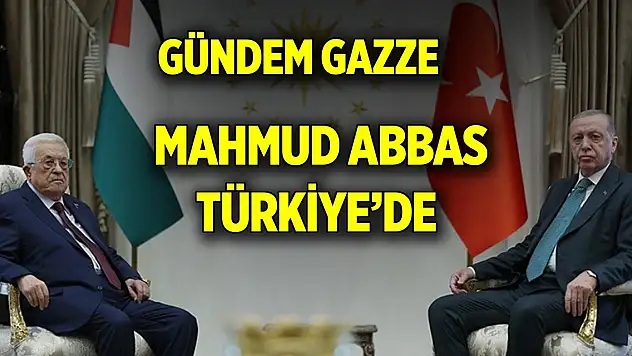 Cumhurbaşkanı Erdoğan, Filistin Devlet Başkanı Mahmud Abbas ile görüştü