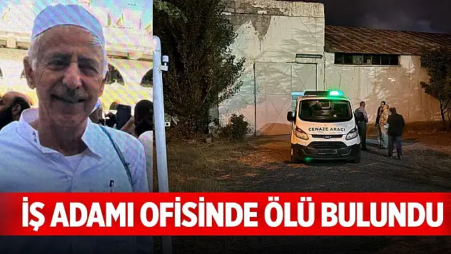 İş adamı ofisinde ölü bulundu