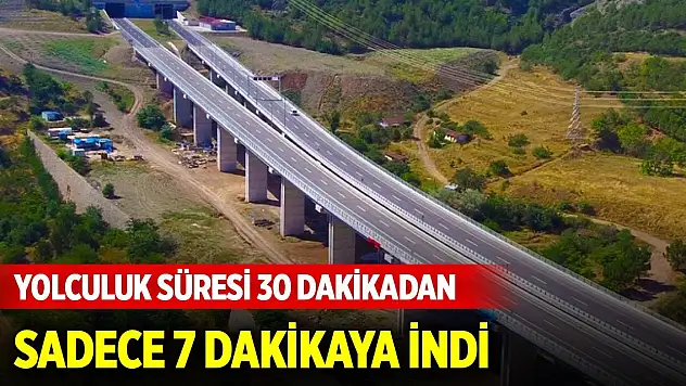 Uraloğlu duyurdu: Yolculuk süresi 30 dakikadan sadece 7 dakikaya indi