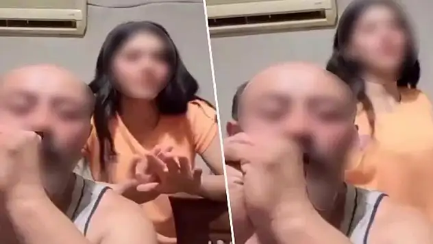 Sosyal medya yayınında kızını dans ettiren babaya gözaltı