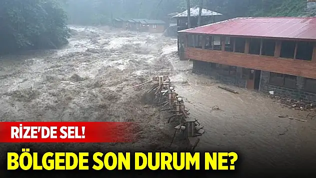 Rize'de sel! Bölgede son durum ne? Bakanlardan peş peşe açıklamalar