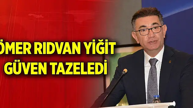 Öz Finans İş Sendikası Konya Bölge Başkanlığı seçimlerinde Ömer Rıdvan Yiğit güven tazeledi