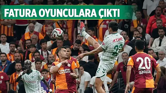 Konyaspor'da başarısızlığın faturası futbolculara kesildi!