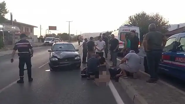 Otomobilin çarptığı yaya öldü