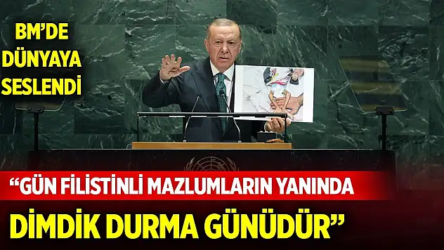 Cumhurbaşkanı Erdoğan: Gün Filistinli mazlumların yanında dimdik durma günüdür