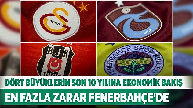 Dört büyüklerin son 10 yılına ekonomik bakış... En fazla zarar Fenerbahçe'de