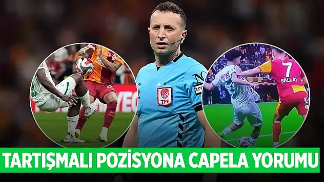 Konyaspor'un tartışmalı pozisyonuna Capela yorumu