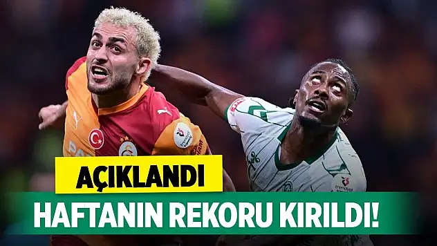 Konyaspor maçı haftanın rekorunu kırdı!