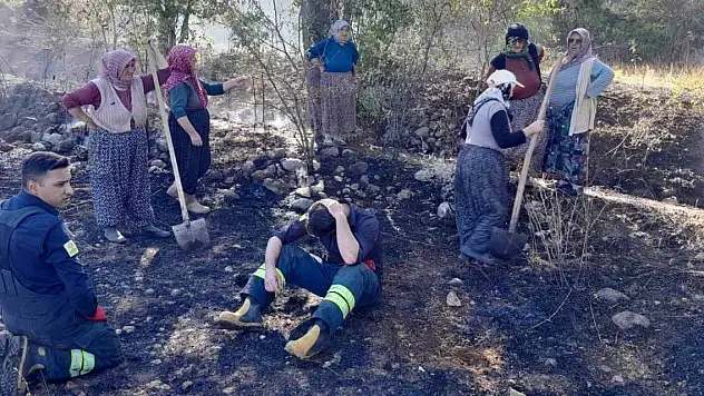 Konya'nın ilçesinde korkutan yangın!