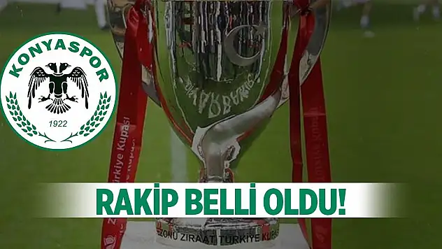 Konyaspor'un kupa rakibi açıklandı!