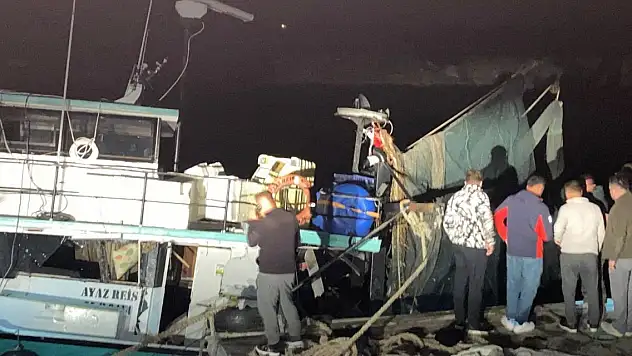 Balıkçı teknesinde patlama: 4 yaralı